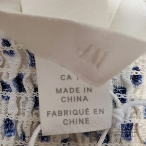 H&M polka-dot Sleeveless cropped top size XS - Picture 12 of 15